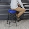Prime-Line WORKPRO Garage Shop Stool, Swivel Cushion Seat, Black Powder Coated Legs & Footrest W112003 - alternate 9